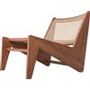 CASSINA - Poltrona Pierre Jeanneret - Legno naturale - Paglia di Vienna - Designer Pierre Jeanneret