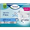 ESSITY ITALY SpA Tena Flex Plus Pannolone a Cintura per Incontinenza Taglia XL 30 Pezzi - Protezione Avanzata e Comfort Totale