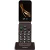 MP myPhone myPhone Harmony LTE Telefono Cellulare per Anziani a Conchiglia, Tasto SOS, Tasti Grandi, Display 2,8 + 1,44, Fotocamera, Base di Ricarica, 4G, Batteria 1300 mAh, Bluetooth - Praline Collection