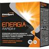 EthicSport ENERGIA RAPIDA+, integratore energetico ipertonico in cartucce monodose per ciclismo ed endurance, con glucidi sequenziali, caffeina, elettroliti, taurina e ginseng - 10fl. da 25ml