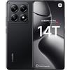 Xiaomi 14T Pro (Smartphone) Display da 6.67'' 144Hz Next-Generation AI, MTK 9300+, Leica Summilux, AISP, Supporta HyperCharge 120W e 50W wireless, 3.4GHz, 12GB+512GB, Titan Black