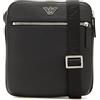 Emporio Armani BORSELLO TRACOLLA ZIP E LOGO Nero UNICA