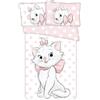 Jerry fabrics Disney Cat Marie Aristocats - Biancheria da letto per bambini, 40 x 60 cm + 100 x 135 cm