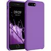kwmobile Cover per Apple iPhone 7 Plus/iPhone 8 Plus Custodia - Back Case per Smartphone in Silicone TPU - Protezione Gommata - viola ametista
