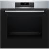 Bosch Forno Elettrico da Incasso Ventilato Multifunzione con Grill 71 Litri 60 cm Classe A+ colore Nero e Inox - HBA171BS3F Serie 2