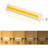 BVCL R7S LED 118mm Dimmerabile, 7.7W 230V 850LM Bianco caldo 3000K Lampadine LED R7S, Equivalente 100W J118 R7S Lampadine Alogene, Senza Sfarfallio, 1PCS