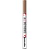 Maybelline New York, 2 in 1 Penna e Gel Sopracciglia, Per Sopracciglia Piene e Naturali, Tenuta Fino a 24 Ore, Waterproof, Formula Vegana, Build A Brow, Tonalità: Soft Brown