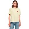Miss Tee Mst293-cherrie Lovers Tee T-Shirt, Giallo Chiaro, XS Donna