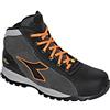 Utility Diadora Glove Net Mid PRO S3 HRO Sra ESD, Mocassino Unisex-Adulto, Multicolore (Asphalt/Orange Fluo), 41 EU