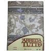 Tex family Telo ARREDO COPRITUTTO Gran Foulard COPRILETTO COPRIDIVANO Tessuto (1 Piazza, Edera Grigio Tortora)