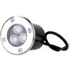 AntDau71® - Faretto a led segnapasso calpestabile da esterno viali sentieri giardino pavimento IP65 da incasso a terra luce calda 3000k - 220V (3 watt (8 x 7,5 cm))