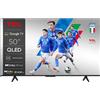 TCL Smart TV 50 Pollici 4K Ultra HD Display QLED Sistema Google TV Dolby Vision/Atmos HDR10+ Classe F colore Nero - 50P79K