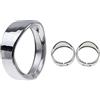 HDBUBALUS Set Moto di 7 Ghiere per Fari + 4 1/2 Ghiere per Fendinebbia Decorate Anello per Harley Touring Road King