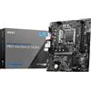 MSI Scheda madre PRO H610M-G DDR4 DDR4 (mATX, Intel Core di 12a generazione, socket LGA 1700, DDR4, PCIe 4, LAN 2.5G, slot M.2, USB 3.2)