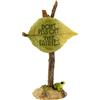 Top Collection Top Collezione Miniature Fairy Garden e terrario Don' t Piss off The Fairies Sign Figurine