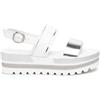 Nero Giardini E218880D Sandali Donna in Pelle E Materiale Tecnico - Argento 38 EU