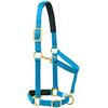 Weaver Leather Capezza imbottita regolabile per mento e gola a scatto, 2,5 cm a cavallo piccolo o svezzamento, blu massiccio