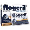 SHEDIR PHARMA Srl Unipersonale Flogeril Breath Forte 18 Bustine, Complemento Alimentare con POLIBREATH, Ananas e Boswellia, Benessere Respiratorio, Senza Glutine e Lattosio