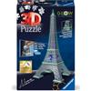 Ravensburger - Puzzle 3D 50° Anniversario: Tour Eiffel Glow in the Dark, Parigi, per Adulti e Bambini 10+ Anni, Idea Regalo, 216 Pezzi