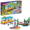 LEGO Friends Forest Camper Van and Sailboat 41681 Building Kit; Forest Toy; New 2021 (487 Pieces)