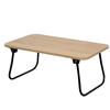 AKTIVE MAX Home Tavolo pieghevole, 53 x 30 x 22 cm, legno e acciaio, vassoio per letto, multiuso, divano, computer portatile, tavolino ausiliario, tavoli pieghevoli portatili, stile industriale