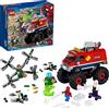 LEGO Super Heroes Marvel Monster Truck di Spider-Man vs. Mysterio, Camion Giocattolo per Bambini con Minifigure, 76174