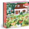 Galison Cottage Wildflowers 1000 Piece Puzzle in a Square Box