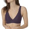 Sloggi Zero Feel Lace Bralette Reggiseno, Opaque, Blackcurrant Juice, XS Donna