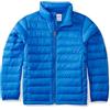 Amazon Essentials Piumino Ripiegabile Impermeabile Leggero Bambini e Ragazzi, Blu, 10 Anni