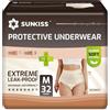 SUNKISS Mutande Assorbenti per Incontinenza Donna, Mutandine Monouso Giornalieri per Adulti Post Parto, Pannoloni Protettivi con Assorbenza Massima, Taglia XL, Beige, 16 Unità