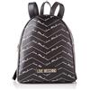 Love Moschino JC4245PP0BKH0, Zaino Donna, Nero, Normale