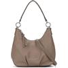 David Jones - Borsa a Spalla Donna - Borsa a Tracolla Simil Pelle PU Morbida - Borsa a Mano Città Moda Casual Pochette Borsetta - Messenger Crossbody Bag Tendenza - Beige Talpa