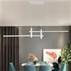 Lanekd Lampada a Sospensione LED Moderna Dimmerabile Soggiorno Plafoniera Lampadario Cucina a Sospensione Tavolo da Pranzo Sala da Pranzo con Telecomando Altezza Regolabile Ufficio Camera Da Letto Lampade