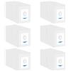 Rrochio Sacchetto per Ecovacs N30 Pro Omni, 6 Sacchetti Accessori Ricambi per Aspirapolvere Ecovacs DEEBOT N30 Omni, 2,6 L Capacità Sacchetti di Ricambio per la polvere (6 Pezzi)