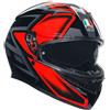 Agv Casco Moto Integrale Agv K3 COMPOUND Nero Rosso
