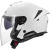 Ls2 Casco Moto Jet LS2 OF618 VERSO II SOLID Bianco