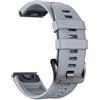 NotoCity Cinturino Quickfit 22mm per Garmin Fenix 7/6/5/7 Pro/6 Pro/5 Plus/8 47mm,Con Garmin Forerunner 945/955/965/970/E 45mm/Approach S60/S62/S70 47mm(Grigio)