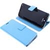 foto-kontor Custodia compatibile con Brondi Amico Vero 4G Book Style Case Cover Smartphone protettiva Portafoglio per cellulare Cover a libro Supporto per telefono celeste