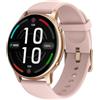 TUYOMA Smartwatch Donna - 1,32 Grande Schermo Tattile Orologio Smart Watch, IP68 Impermeabile, con Cardiofrequenzimetro da Polso, Ossimetro, Monitor Sonno, Notifiche Messaggi, per Android iPhone