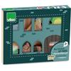 Vilac storie Castello forte Prima Età-6 statuette cavaliere, drago, principessa, catapulta, cavallo e mago-Giochi di risveglio legno-Giocattolo per bambini dai 3 anni-3501, 3501
