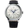 Orient Classic Bambino V8 - Orologio Uomo Automatico a Carica Manuale Elegante Cinturino In Pelle Nero Cassa In Acciaio Quadrante Bianco - RA-AK0701S30B RA-AK0701S