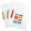 BDHYYM 5 Pezzi Cartelline Trasparenti A4, Cartellina Plastica, Raccoglitore Fogli Trasparenti A4, Cartellina Traslucido, Cartelline Portadocumenti, Cartella Portadocumenti a4, per Scuole o Uffici