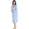 Suzy & Me Vestaglia da donna 100% cotone con cerniera, Salvia, 14-16