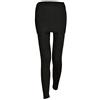 Amosfun Leggings da donna due in uno con gonna morbida e elasticizzata a lunghezza intera, pantaloni stretti elastici casual (nero)