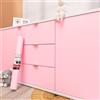 Decotalk Pellicola Autoadesiva Per Mobili Rosa 40x300cm Rosa Carta Adesiva per Mobili Armadio Rivestimento Adesivo per Mobili Cassetti Piano Cottura Armadi Adesivi Murali Camera Da Letto Della Ragazza