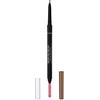 Rimmel London Matita Sopracciglia Brow Pro Microdefiner, Formula a Lunga Durata, Pettinino Incorporato, 001 Blonde