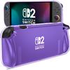 ProCase Custodia per Nintendo Switch 2 2025 Cover, Custodia Protettiva Antigraffio, Antiurto con Manico Ergonomico -Viola