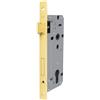 Yale Serratura per porte in legno Y52X0035 ottone lucido, bordi quadri, entrata 35 mm