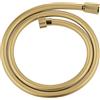 GROHE Flessibile doccia GROHE Silverflex 1,25 m, resistenza alla trazione 50 kg e alla pressione fino a 5 bar, resistenza al calore 70 °C, attacco universale G 1/2 x 1/2, Oro, 28362GL1