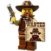 LEGO Serie 13 Minifigure - Sceriffo Minifig Western con scudo desiderato e pistola (71008)
